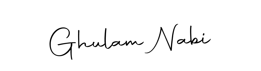 Use a signature maker to create a handwritten signature online. With this signature software, you can design (Autography-DOLnW) your own signature for name Ghulam Nabi. Ghulam Nabi signature style 10 images and pictures png