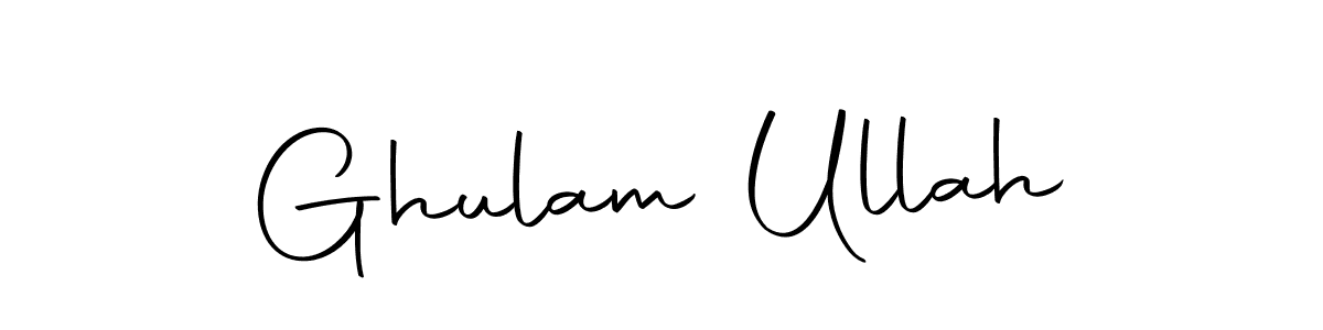 The best way (Autography-DOLnW) to make a short signature is to pick only two or three words in your name. The name Ghulam Ullah include a total of six letters. For converting this name. Ghulam Ullah signature style 10 images and pictures png