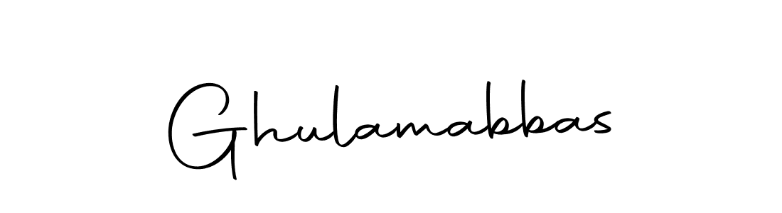 The best way (Autography-DOLnW) to make a short signature is to pick only two or three words in your name. The name Ghulamabbas include a total of six letters. For converting this name. Ghulamabbas signature style 10 images and pictures png