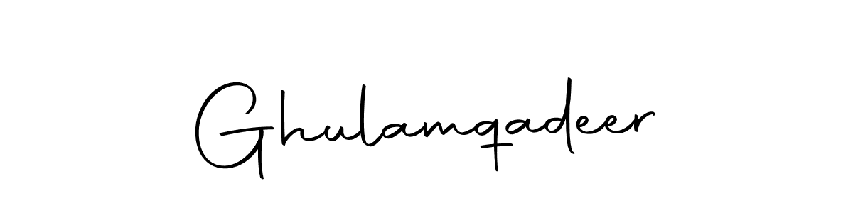 Autography-DOLnW is a professional signature style that is perfect for those who want to add a touch of class to their signature. It is also a great choice for those who want to make their signature more unique. Get Ghulamqadeer name to fancy signature for free. Ghulamqadeer signature style 10 images and pictures png