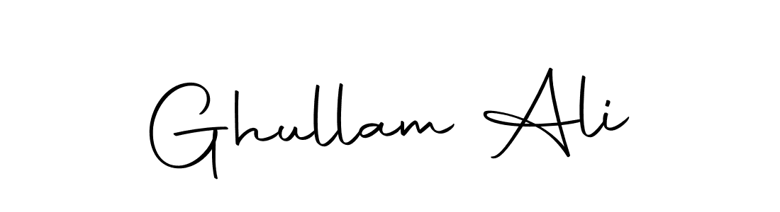 Make a beautiful signature design for name Ghullam Ali. With this signature (Autography-DOLnW) style, you can create a handwritten signature for free. Ghullam Ali signature style 10 images and pictures png