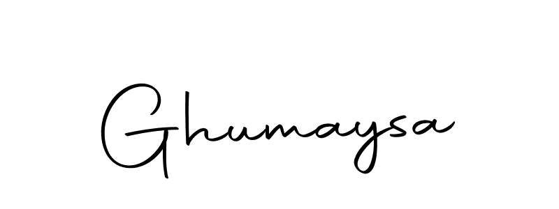 Ghumaysa stylish signature style. Best Handwritten Sign (Autography-DOLnW) for my name. Handwritten Signature Collection Ideas for my name Ghumaysa. Ghumaysa signature style 10 images and pictures png