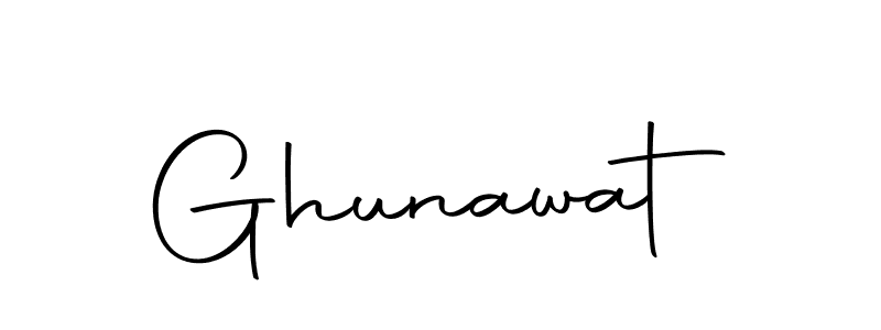 Ghunawat stylish signature style. Best Handwritten Sign (Autography-DOLnW) for my name. Handwritten Signature Collection Ideas for my name Ghunawat. Ghunawat signature style 10 images and pictures png