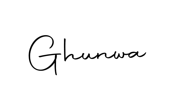 How to make Ghunwa signature? Autography-DOLnW is a professional autograph style. Create handwritten signature for Ghunwa name. Ghunwa signature style 10 images and pictures png