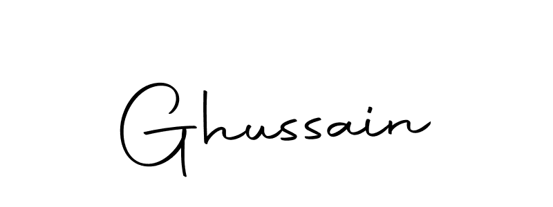 Make a beautiful signature design for name Ghussain. With this signature (Autography-DOLnW) style, you can create a handwritten signature for free. Ghussain signature style 10 images and pictures png