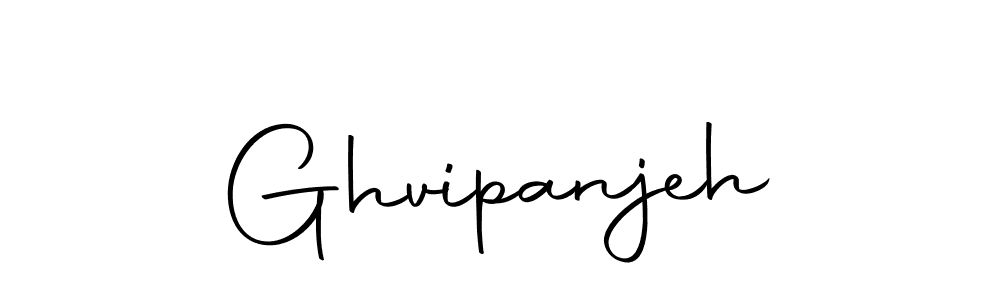 Similarly Autography-DOLnW is the best handwritten signature design. Signature creator online .You can use it as an online autograph creator for name Ghvipanjeh. Ghvipanjeh signature style 10 images and pictures png