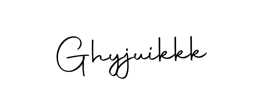 The best way (Autography-DOLnW) to make a short signature is to pick only two or three words in your name. The name Ghyjuikkk include a total of six letters. For converting this name. Ghyjuikkk signature style 10 images and pictures png