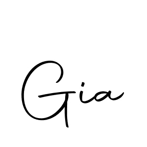 The best way (Autography-DOLnW) to make a short signature is to pick only two or three words in your name. The name Gia include a total of six letters. For converting this name. Gia signature style 10 images and pictures png