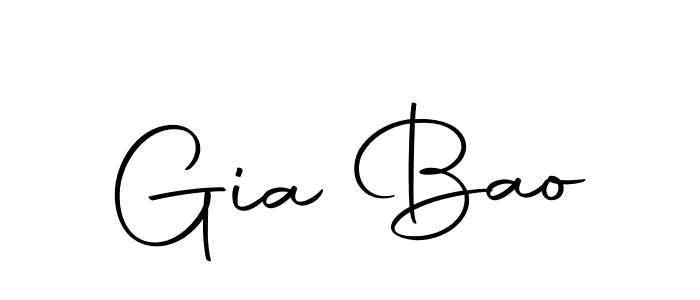 You should practise on your own different ways (Autography-DOLnW) to write your name (Gia Bao) in signature. don't let someone else do it for you. Gia Bao signature style 10 images and pictures png