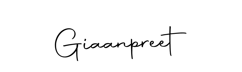Make a beautiful signature design for name Giaanpreet. Use this online signature maker to create a handwritten signature for free. Giaanpreet signature style 10 images and pictures png
