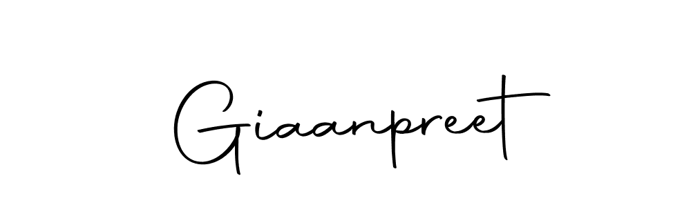 Make a beautiful signature design for name Giaanpreet. Use this online signature maker to create a handwritten signature for free. Giaanpreet signature style 10 images and pictures png