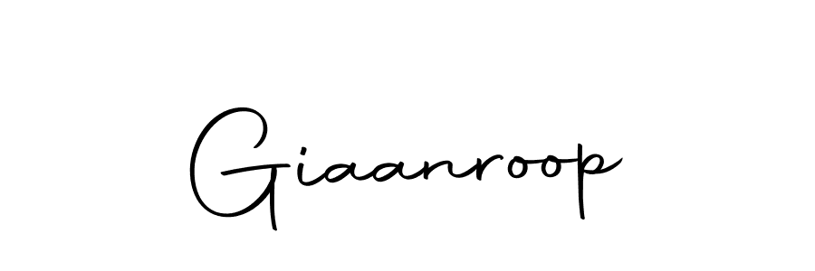 Design your own signature with our free online signature maker. With this signature software, you can create a handwritten (Autography-DOLnW) signature for name Giaanroop. Giaanroop signature style 10 images and pictures png