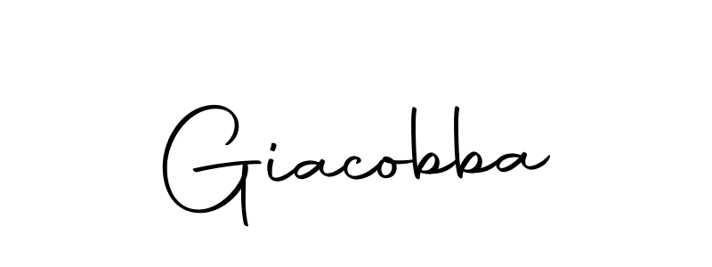 Giacobba stylish signature style. Best Handwritten Sign (Autography-DOLnW) for my name. Handwritten Signature Collection Ideas for my name Giacobba. Giacobba signature style 10 images and pictures png