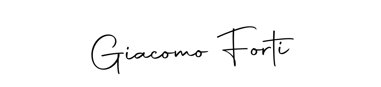 The best way (Autography-DOLnW) to make a short signature is to pick only two or three words in your name. The name Giacomo Forti include a total of six letters. For converting this name. Giacomo Forti signature style 10 images and pictures png