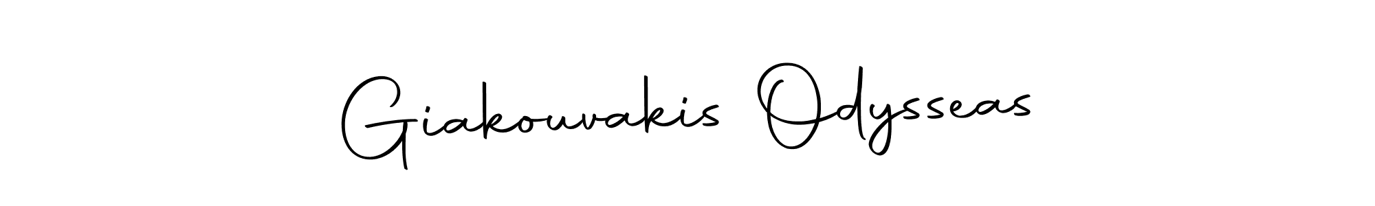 The best way (Autography-DOLnW) to make a short signature is to pick only two or three words in your name. The name Giakouvakis Odysseas include a total of six letters. For converting this name. Giakouvakis Odysseas signature style 10 images and pictures png