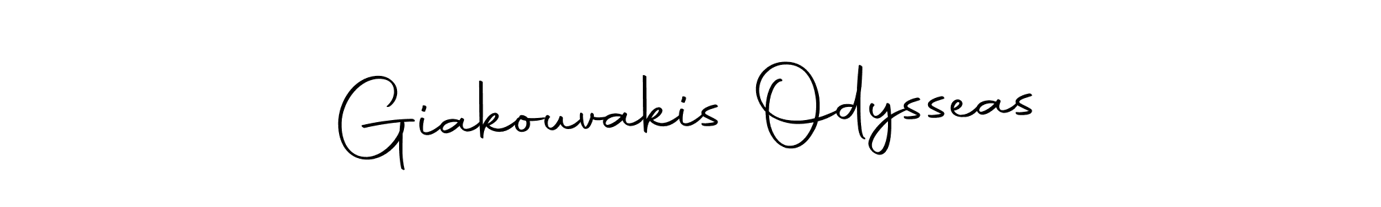 Design your own signature with our free online signature maker. With this signature software, you can create a handwritten (Autography-DOLnW) signature for name Giakouvakis Odysseas. Giakouvakis Odysseas signature style 10 images and pictures png