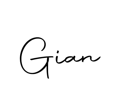 Gian stylish signature style. Best Handwritten Sign (Autography-DOLnW) for my name. Handwritten Signature Collection Ideas for my name Gian. Gian signature style 10 images and pictures png