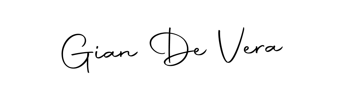 How to make Gian De Vera signature? Autography-DOLnW is a professional autograph style. Create handwritten signature for Gian De Vera name. Gian De Vera signature style 10 images and pictures png