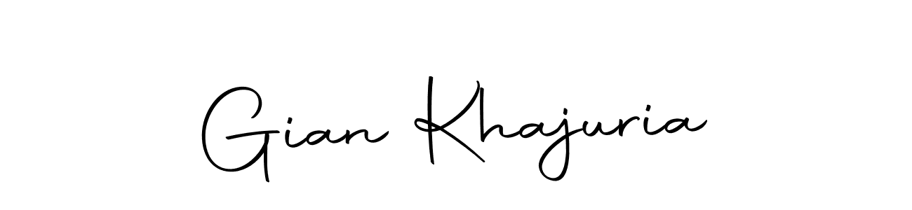 Make a beautiful signature design for name Gian Khajuria. Use this online signature maker to create a handwritten signature for free. Gian Khajuria signature style 10 images and pictures png