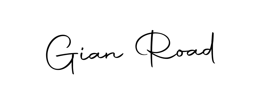 Make a beautiful signature design for name Gian Road. With this signature (Autography-DOLnW) style, you can create a handwritten signature for free. Gian Road signature style 10 images and pictures png