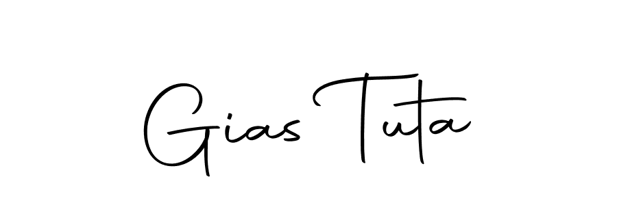 Use a signature maker to create a handwritten signature online. With this signature software, you can design (Autography-DOLnW) your own signature for name Gias Tuta. Gias Tuta signature style 10 images and pictures png