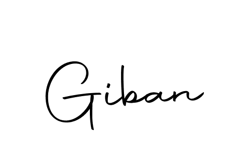 Autography-DOLnW is a professional signature style that is perfect for those who want to add a touch of class to their signature. It is also a great choice for those who want to make their signature more unique. Get Giban name to fancy signature for free. Giban signature style 10 images and pictures png