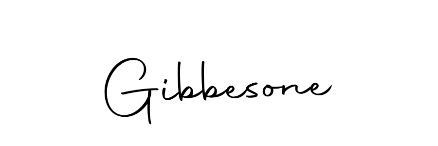 Use a signature maker to create a handwritten signature online. With this signature software, you can design (Autography-DOLnW) your own signature for name Gibbesone. Gibbesone signature style 10 images and pictures png