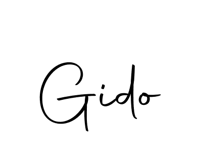 Similarly Autography-DOLnW is the best handwritten signature design. Signature creator online .You can use it as an online autograph creator for name Gido. Gido signature style 10 images and pictures png