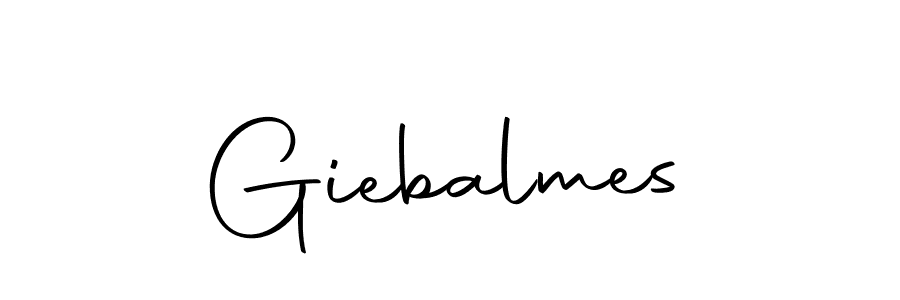 Make a beautiful signature design for name Giebalmes. With this signature (Autography-DOLnW) style, you can create a handwritten signature for free. Giebalmes signature style 10 images and pictures png