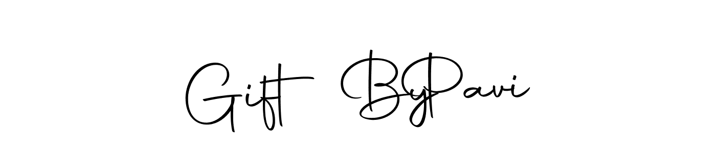 Also You can easily find your signature by using the search form. We will create Gift By   Pavi name handwritten signature images for you free of cost using Autography-DOLnW sign style. Gift By   Pavi signature style 10 images and pictures png