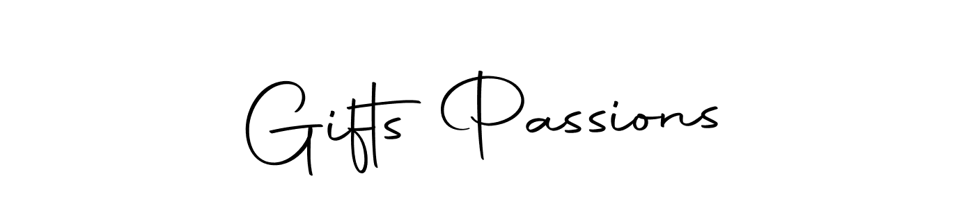 How to make Gifts Passions signature? Autography-DOLnW is a professional autograph style. Create handwritten signature for Gifts Passions name. Gifts Passions signature style 10 images and pictures png