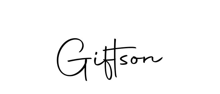 Make a beautiful signature design for name Giftson. With this signature (Autography-DOLnW) style, you can create a handwritten signature for free. Giftson signature style 10 images and pictures png