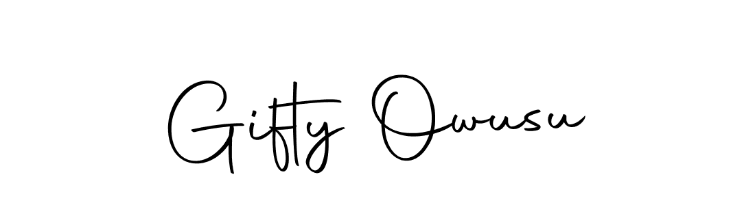 The best way (Autography-DOLnW) to make a short signature is to pick only two or three words in your name. The name Gifty Owusu include a total of six letters. For converting this name. Gifty Owusu signature style 10 images and pictures png