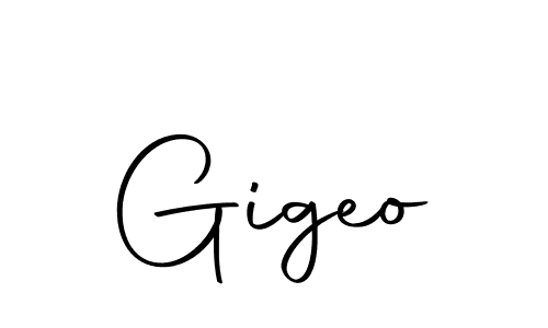 You should practise on your own different ways (Autography-DOLnW) to write your name (Gigeo) in signature. don't let someone else do it for you. Gigeo signature style 10 images and pictures png