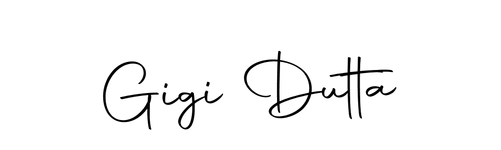 Gigi Dutta stylish signature style. Best Handwritten Sign (Autography-DOLnW) for my name. Handwritten Signature Collection Ideas for my name Gigi Dutta. Gigi Dutta signature style 10 images and pictures png