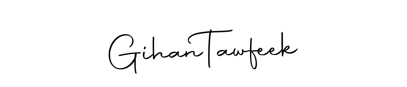 Design your own signature with our free online signature maker. With this signature software, you can create a handwritten (Autography-DOLnW) signature for name Gihan  Tawfeek. Gihan  Tawfeek signature style 10 images and pictures png