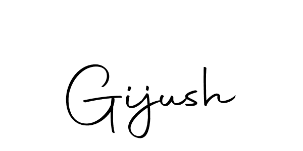 Gijush stylish signature style. Best Handwritten Sign (Autography-DOLnW) for my name. Handwritten Signature Collection Ideas for my name Gijush. Gijush signature style 10 images and pictures png