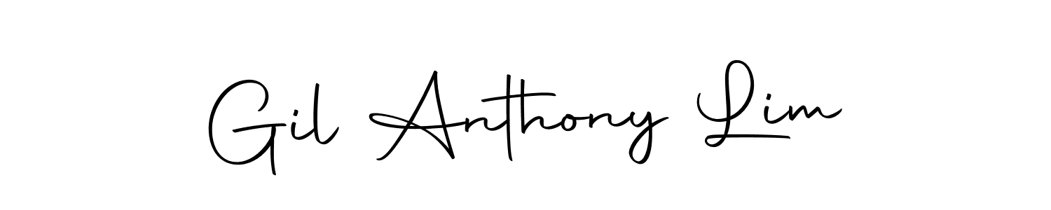 Make a short Gil Anthony Lim signature style. Manage your documents anywhere anytime using Autography-DOLnW. Create and add eSignatures, submit forms, share and send files easily. Gil Anthony Lim signature style 10 images and pictures png