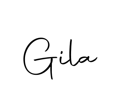 Create a beautiful signature design for name Gila. With this signature (Autography-DOLnW) fonts, you can make a handwritten signature for free. Gila signature style 10 images and pictures png