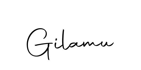 How to make Gilamu name signature. Use Autography-DOLnW style for creating short signs online. This is the latest handwritten sign. Gilamu signature style 10 images and pictures png