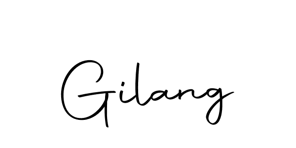 Make a beautiful signature design for name Gilang. Use this online signature maker to create a handwritten signature for free. Gilang signature style 10 images and pictures png