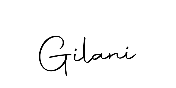 Design your own signature with our free online signature maker. With this signature software, you can create a handwritten (Autography-DOLnW) signature for name Gilani. Gilani signature style 10 images and pictures png