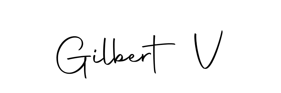 The best way (Autography-DOLnW) to make a short signature is to pick only two or three words in your name. The name Gilbert V include a total of six letters. For converting this name. Gilbert V signature style 10 images and pictures png