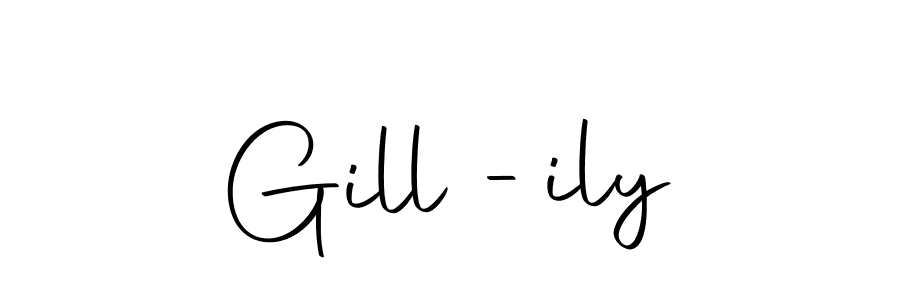 You can use this online signature creator to create a handwritten signature for the name Gill -ily. This is the best online autograph maker. Gill -ily signature style 10 images and pictures png