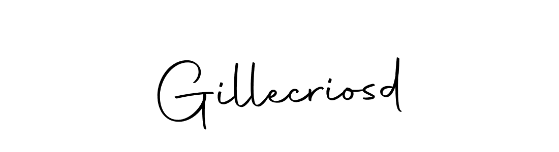 Make a beautiful signature design for name Gillecriosd. With this signature (Autography-DOLnW) style, you can create a handwritten signature for free. Gillecriosd signature style 10 images and pictures png