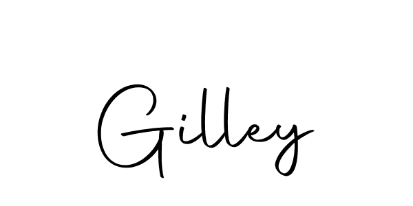 Design your own signature with our free online signature maker. With this signature software, you can create a handwritten (Autography-DOLnW) signature for name Gilley. Gilley signature style 10 images and pictures png