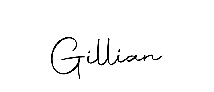Make a beautiful signature design for name Gillian. Use this online signature maker to create a handwritten signature for free. Gillian signature style 10 images and pictures png