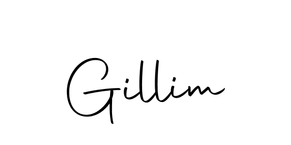 Also we have Gillim name is the best signature style. Create professional handwritten signature collection using Autography-DOLnW autograph style. Gillim signature style 10 images and pictures png