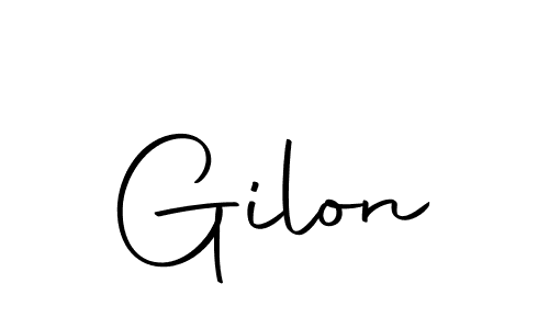 Gilon stylish signature style. Best Handwritten Sign (Autography-DOLnW) for my name. Handwritten Signature Collection Ideas for my name Gilon. Gilon signature style 10 images and pictures png