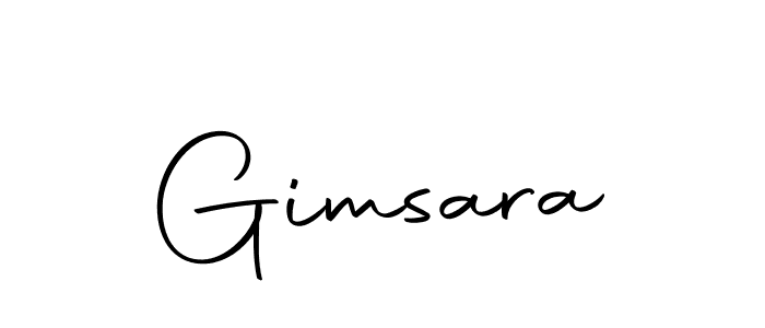 Make a beautiful signature design for name Gimsara. With this signature (Autography-DOLnW) style, you can create a handwritten signature for free. Gimsara signature style 10 images and pictures png